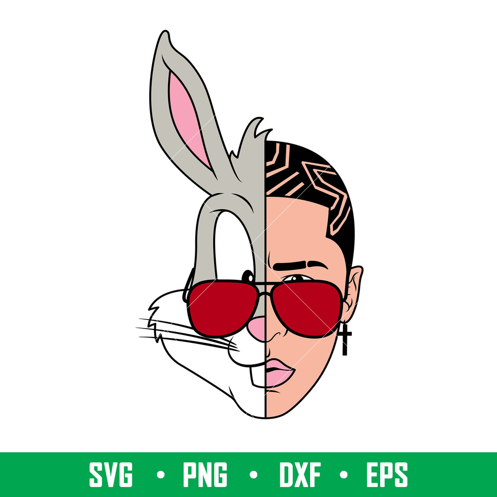 Bad Bunny 12, Bad Bunny Svg, Yo Perreo Sola Svg, Bad bunny logo Svg, El Conejo Malo Svg, png eps, dxf file.jpeg
