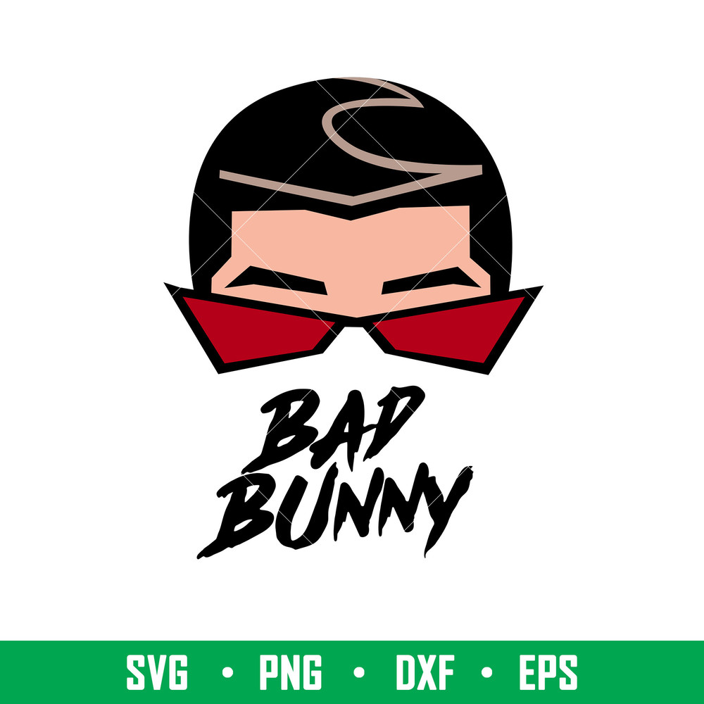 Bad Bunny 14, Bad Bunny Svg, Yo Perreo Sola Svg, Bad bunny logo Svg, El Conejo Malo Svg, png eps, dxf file.jpeg