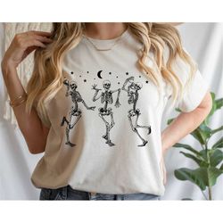 dancing skeleton shirt , funny halloween skeleton shirt , halloween party shirt , halloween costume shirt