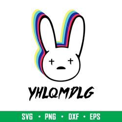 bad bunny 21, bad bunny svg, yo perreo sola svg, bad bunny logo svg, el conejo malo svg, png eps, dxf file