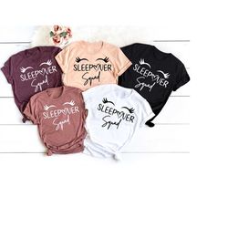 sleepover squad shirts | slumber party shirts | birthday squad shirt | girls night shirt  | matching shirts | sleepover