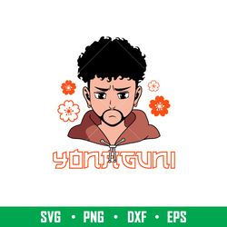 bad bunny yonaguni layered, bad bunny yonaguni layered svg, bad bunny yonaguni song svg, bad bunny logo svg, amime svg,p
