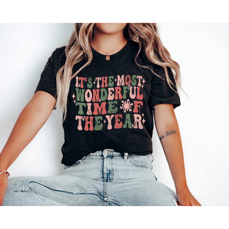 Christmas Sweatshirt, Christmas Crewneck, Womens Christmas Sweaters, Its the Most Wonderful Time of The Year, Tis the Season Sweatshirt - 3.jpg
