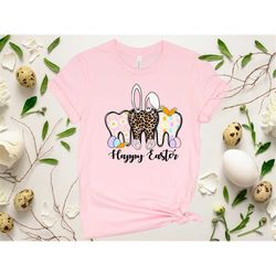 easter dentist shirt, dentist life shirt, easter teeth shirt, leopard teeth shirt, dentist shirt, woman easter shirt, ha