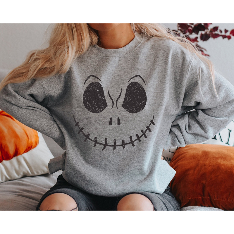 Jack O Lantern Sweatshirt, Pumpkin Sweatshirt, Halloween Sweatshirt, Mom Halloween Shirt, Teacher Halloween Shirt, Halloween Sweater Womens - 1.jpg