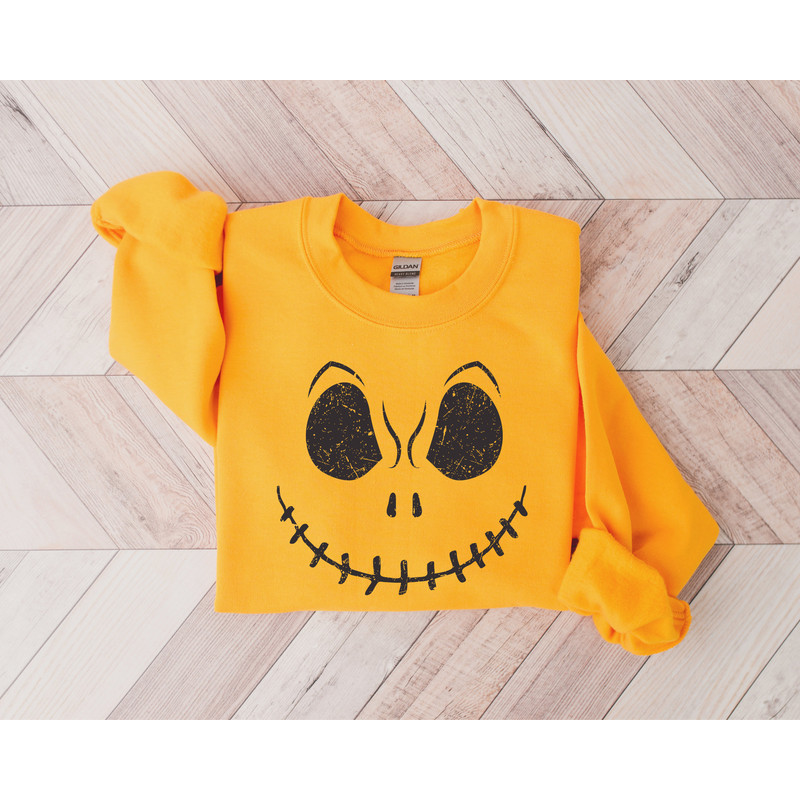 Jack O Lantern Sweatshirt, Pumpkin Sweatshirt, Halloween Sweatshirt, Mom Halloween Shirt, Teacher Halloween Shirt, Halloween Sweater Womens - 2.jpg