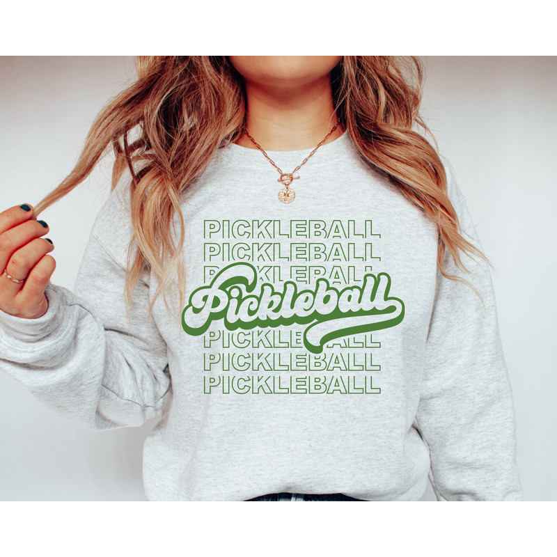 Pickleball Sweatshirt, Pickleball Sweater, Pickleball Crewneck, Pickleball Shirt, Pickleball Gift, Pickleball Womens Mens Unisex - 1.jpg