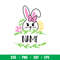 Bunny Girl Name Frame, Bunny Girl Name Frame Svg, Happy Easter Svg, Easter egg Svg, Spring Svg, png, eps, dxf file.jpeg