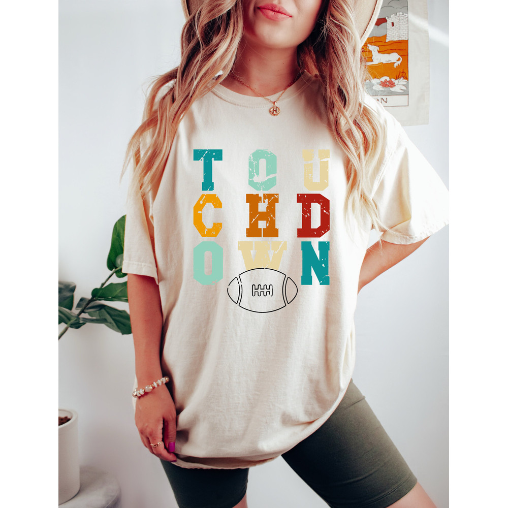 Touchdown Shirt, Football Shirt, Womens Football Tees, Football Game Shirts, Football T-Shirt, Unisex Football Shirt, Game Day Shirt - 2.jpg
