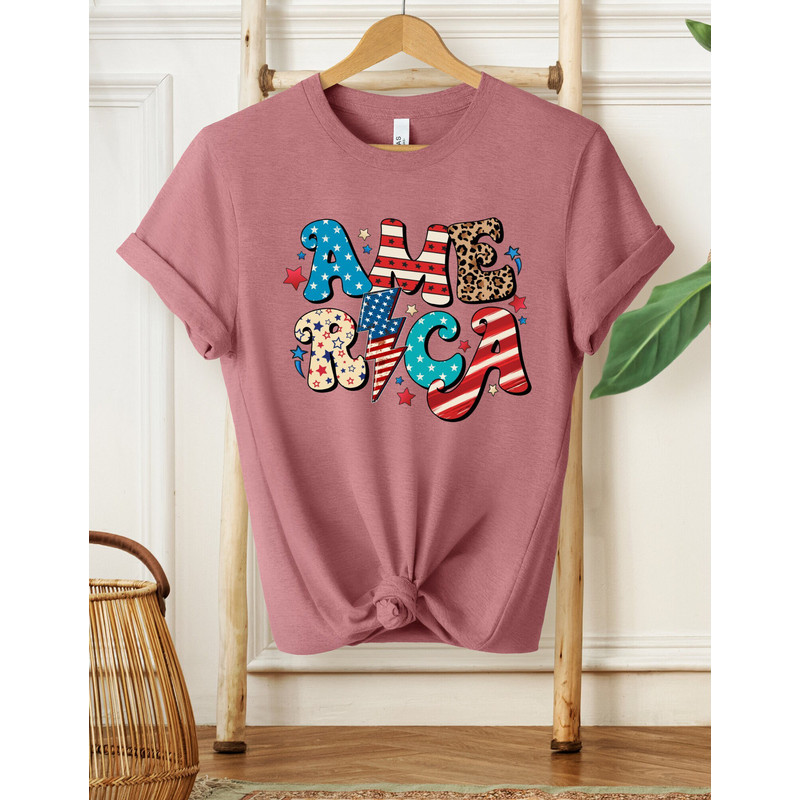 America Tee, Fourth of July Tee, USA Shirt, Independence day Shirt, American Flag Shirt, American Retro Shirt, Patriot Shirt, America Shirt - 1.jpg