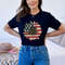 American Flag Sunflower Shirt, Women's Flower Shirt, Independence Shirt, Sunflower Shirt, Floral American Tee, Freedom Shirt, USA Flag Shirt - 1.jpg