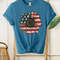 American Flag Sunflower Shirt, Women's Flower Shirt, Independence Shirt, Sunflower Shirt, Floral American Tee, Freedom Shirt, USA Flag Shirt - 3.jpg