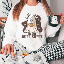 bull sheet ghost sweatshirt, cute ghost sweatshirt, boo ghost sweatshirt, funny halloween shirt, spo