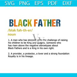 black father svg files for silhouette, files for cricut, svg, dxf, eps, png instant downloadc