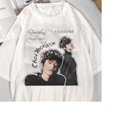 choi yeonjoon txt vintage retro kpop shirt, tomorrow x together members shirt, tomorrow x together temptaion shirt,txt k