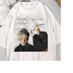 choi soobin txt vintage retro kpop shirt, tomorrow x together members shirt, tomorrow x together temptaion shirt, txt kp