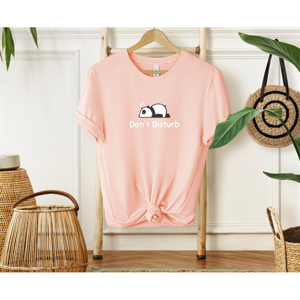 Don't Disturb Panda Shirt, Panda Shirt, Don't Disturb Shirt, Do Not Disturb Shirt, Cute Panda Tee, Sleeping Panda Shirt, Panda Lover Shirt - 1.jpg