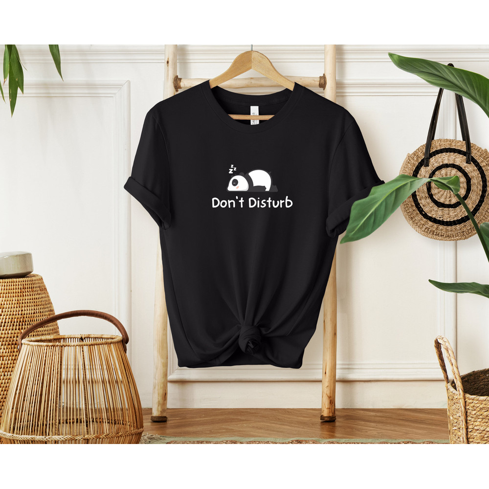 Don't Disturb Panda Shirt, Panda Shirt, Don't Disturb Shirt, Do Not Disturb Shirt, Cute Panda Tee, Sleeping Panda Shirt, Panda Lover Shirt - 2.jpg
