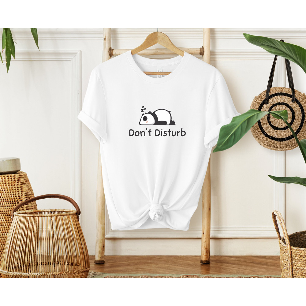 Don't Disturb Panda Shirt, Panda Shirt, Don't Disturb Shirt, Do Not Disturb Shirt, Cute Panda Tee, Sleeping Panda Shirt, Panda Lover Shirt - 3.jpg