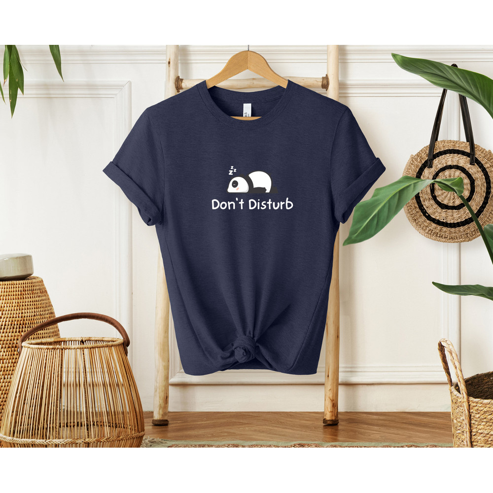 Don't Disturb Panda Shirt, Panda Shirt, Don't Disturb Shirt, Do Not Disturb Shirt, Cute Panda Tee, Sleeping Panda Shirt, Panda Lover Shirt - 6.jpg