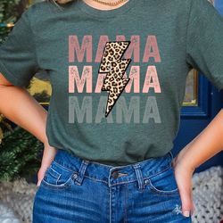 vintage retro mama shirt, cheetah print mama shirt, leopard mama shirt, gifts for mom, mama shirt, retro mom shirt
