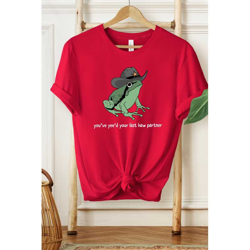 You Just Yee'd Your Last Haw Shirt, Howdy Shirt, Wild West Shirt, Western Shirt, Cowboy Frog Meme Shirt, Gifts for Country Lovers,Funny Frog - 5.jpg