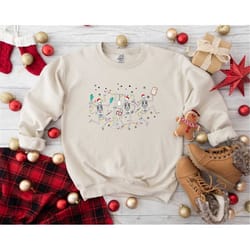 skeleton nurse christmas sweatshirt, christmas skeleton dancing tee, registered nurse tees, christmas gift for nurse, nu