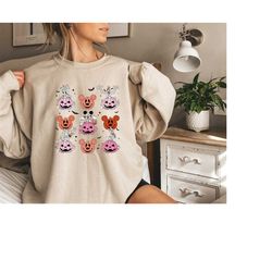 mickey pumpkins head shirt, mickey and friends spooky season halloween shirt, disney skeleton shirt, disney halloween gi