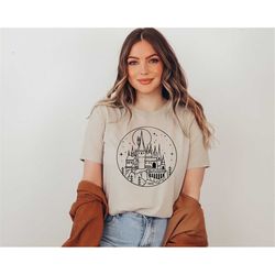 vacation shirt, castle shirt, nerd shirt, geek shirt, gift for nerd, book worm shirt, wizard shirt, fantasy shirt, nerd