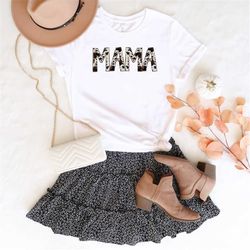 cowhide mama shirt, mom life shirt, mom shirt, stepmom shirt, camouflage mama shirt, mothers day shirt, happy mother day