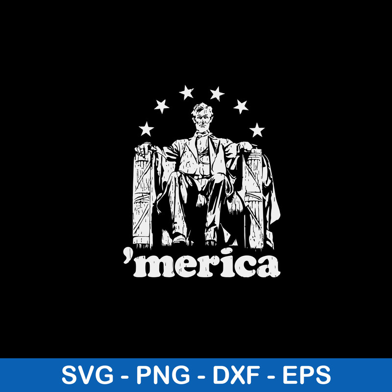 Abe Lincoln Political Merica Svg, Lincoln Metica Svg, Png Dxf Eps Digital File.jpeg