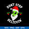 Alien Don_t Stop Belive Svg, Alien Claus Hat, Belive Svg, Christmas Svg, Png Dxf Eps File.jpeg
