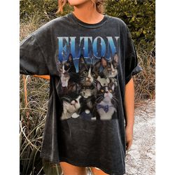 custom cat photo bootleg shirt vintage, custom cat shirt, retro collage graphic shirt, retro 90's custom, custom pet shi