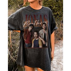 vintage 90s jonas brothers shirt, jonas five albums one night tour shirt, jonas brothers shirt, jonas 90's tee, comfort