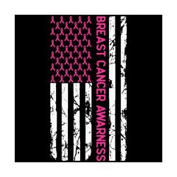 breast cancer awareness women usa flag svg, breast cancer awareness svg