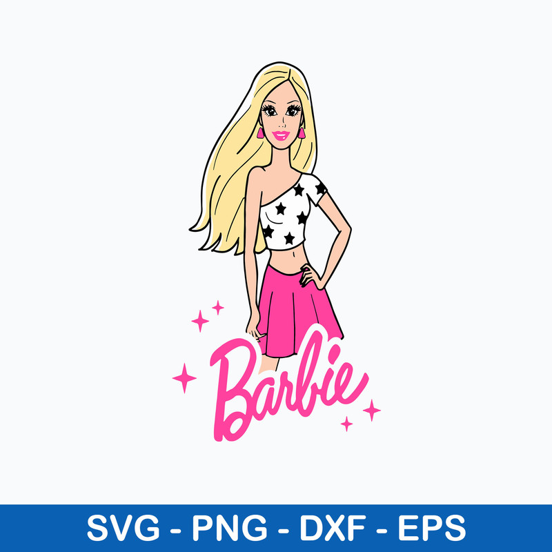 Barbie Doll Svg, Barbie Afro Svg, Birthday Girl Svg, Png Dxf Eps File.jpeg
