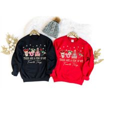 these are a few of my favorite things disney christmas, mickey ears christmas shirt, disney family christmas shirt, disn