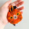 Punch needle keychain Tufted keychain Punch needle keychains Frog keychain Cat keychain Christmas gifts