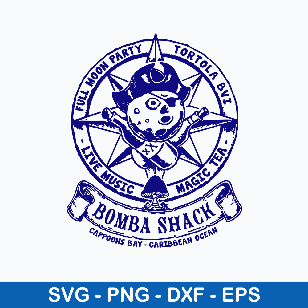 Bomba Shack Vintage Reggae Bar Pub Jamaica Caribbe Svg, Bombas Shack Bar Svg, Png Dxf Eps File.jpeg