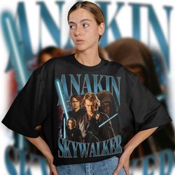limited anakin skywalker vintage t-shirt, anakin skywalker graphic t-shirt, anakin skywalker retro 90s fans t-shirt, ana
