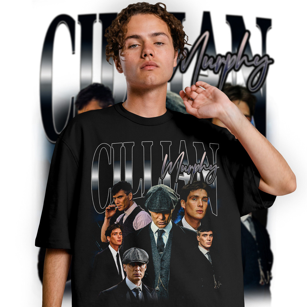Limited Cillian Murphy Vintage T-Shirt, Cillian Murphy Graphic T-shirt, Retro 90's Fans Homage T-shirt, Gift For Women and Men - 2.jpg