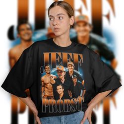 limited jeff probst vintage t-shirt, jeff probst graphic t-shirt, jeff probst retro 90s fans homage t-shirt, gift for wo