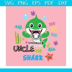 uncle shark doo doo doo svg, baby shark doo doo doo svg