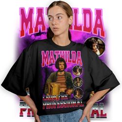 limited mathilda leon the professional vintage t-shirt, graphic unisex t-shirt, retro 90s fans homage t-shirt, gift for