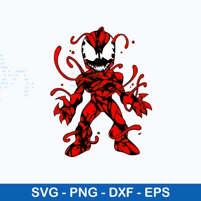 Carnage 2 Venom 2 Svg, Venom Svg, Monter Svg, Png Dxf Eps File.jpeg