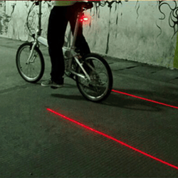 laser bike rear light for night safety