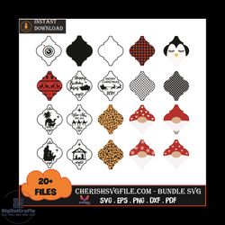 20 files santa pattern christmas bundle svg, christmas svg, santa face bundle svg