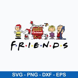 charlie brown  friends svg, snoopy christmas  svg, png dxf eps file