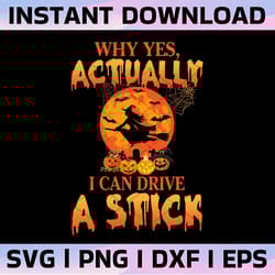 halloween witch why yes actually i can drive a stick png, witch halloween png, funny witch quote png, witch png