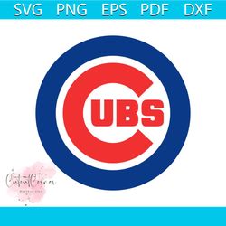 chicago cubs logo mlb baseball svg, sport svg, chicago cubs svg